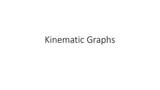 Kinematic Graphs