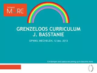grenzeloos curriculum j basstanie