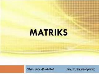 matriks