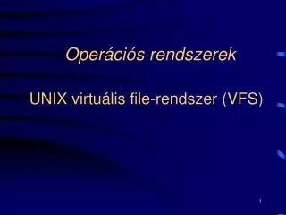 oper ci s rendszerek