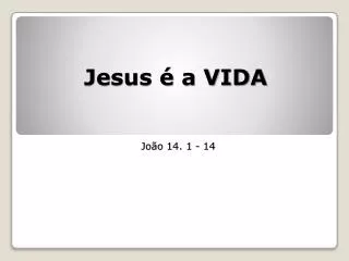 jesus a vida