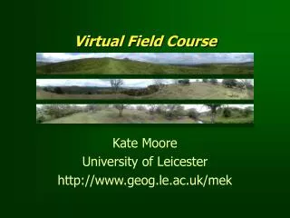 Virtual Field Course