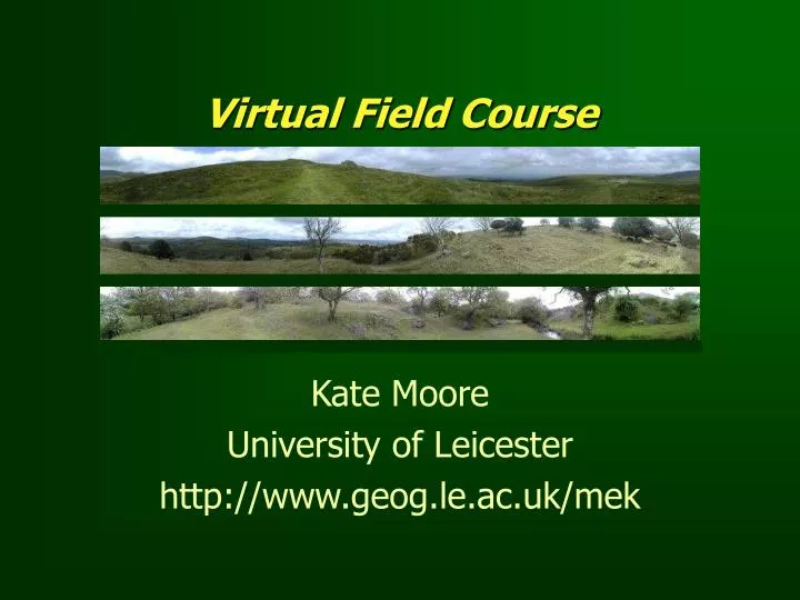 virtual field course