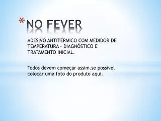 no fever