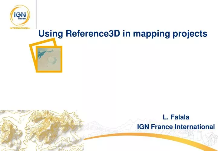 using reference3d in mapping projects