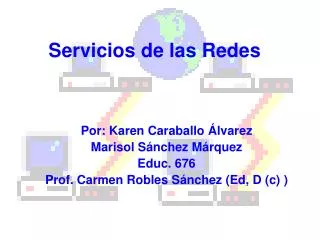 servicios de las redes