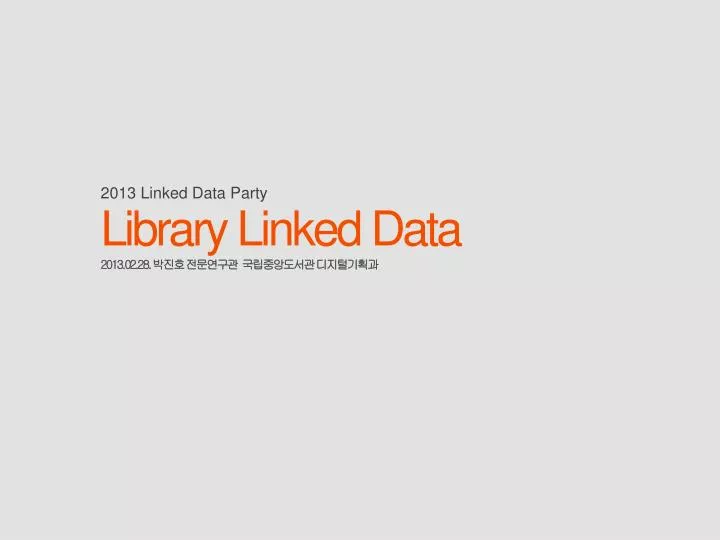library linked data