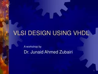 VLSI DESIGN USING VHDL