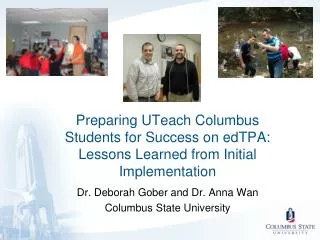 Dr. Deborah Gober and Dr . Anna Wan Columbus State University