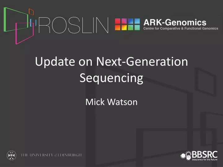 update on next generation sequencing