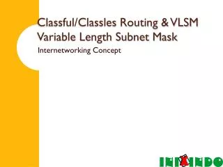 classful classles routing vlsm variable length subnet mask