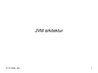JVM arkitektur