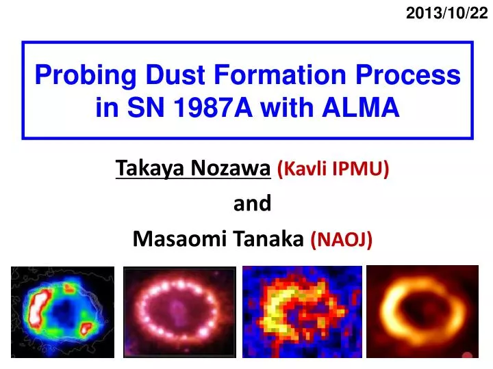probing dust formation process in sn 1987a with alma