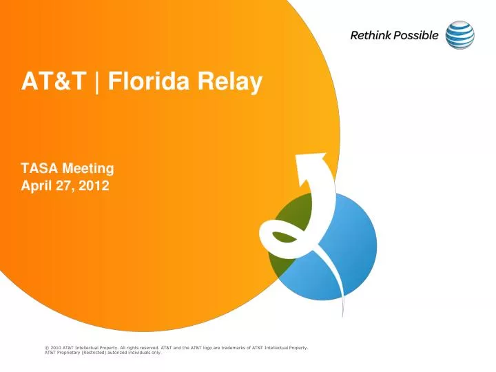 at t florida relay tasa meeting april 27 2012