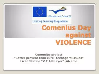 Comenius Day against VIOLENCE
