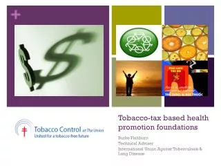 Tobacco-tax based health promotion foundations