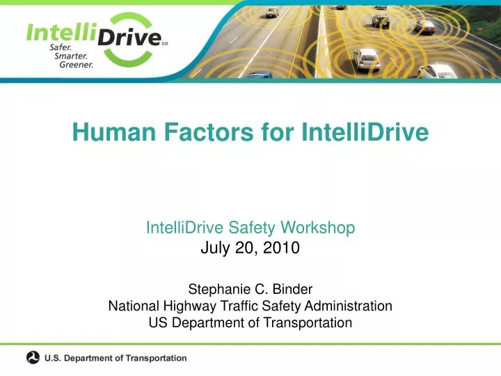 human factors for intellidrive