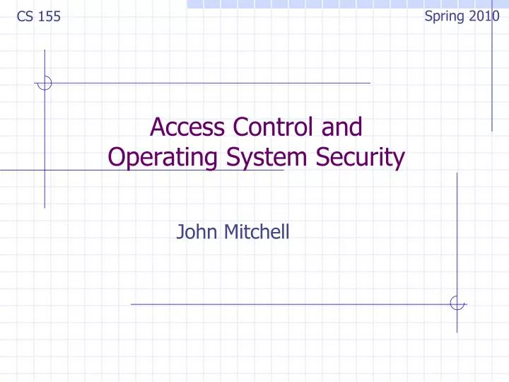 access control and operating system security