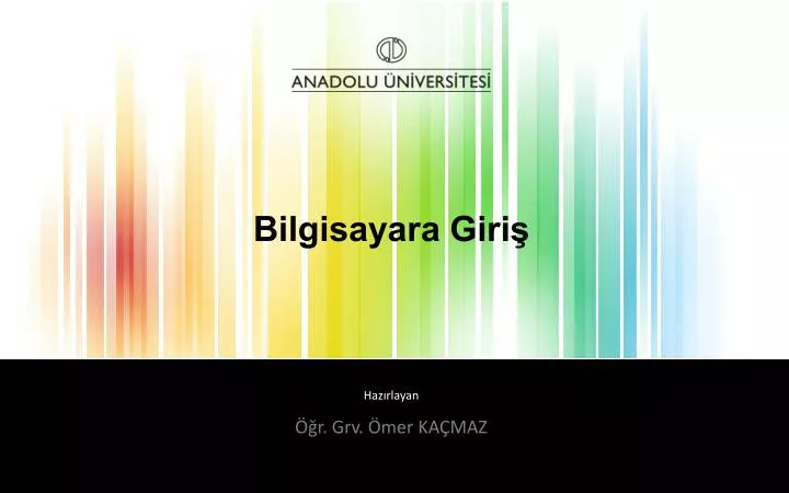 bilgisayara giri