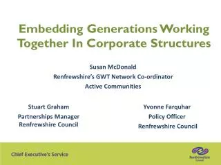 Embedding Generations Working Together In Corporate Structures