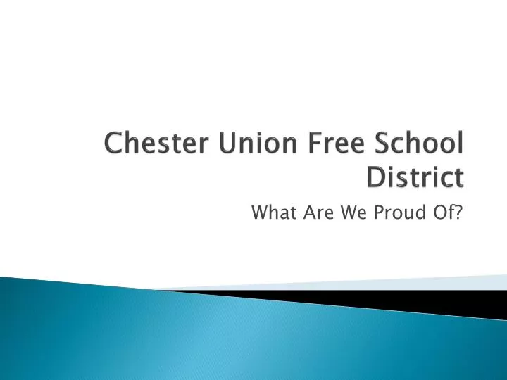 chester union free school district