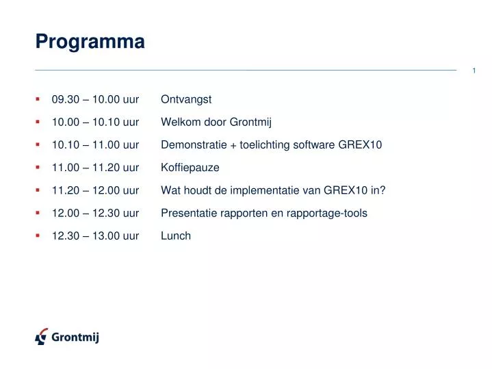 programma