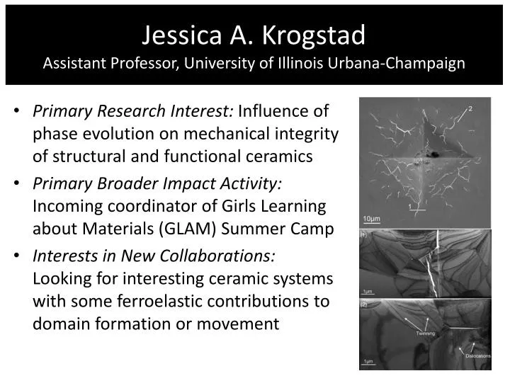 jessica a krogstad assistant professor university of illinois urbana champaign