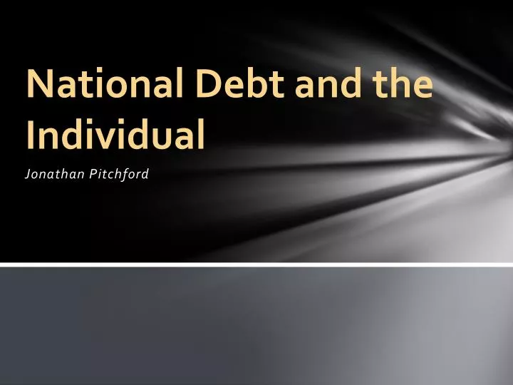 national debt and the individual