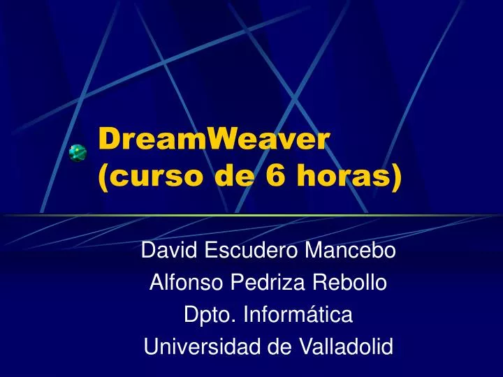 dreamweaver curso de 6 horas