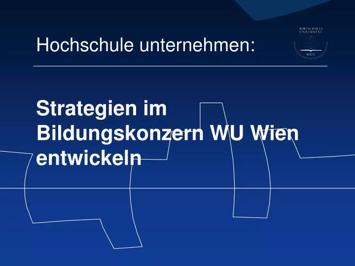 hochschule unternehmen