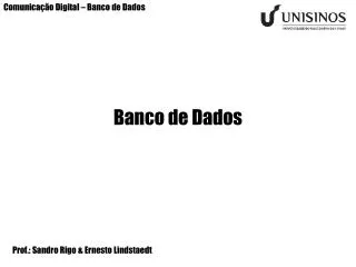 banco de dados
