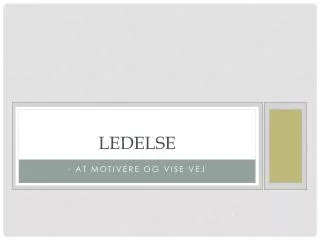 ledelse