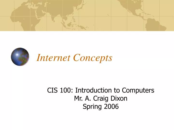 internet concepts