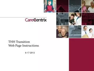 THH Transition Web Page Instructions