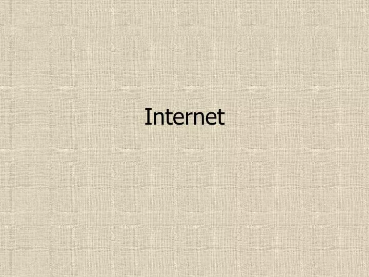 internet