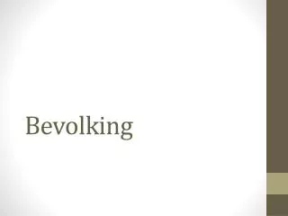 bevolking