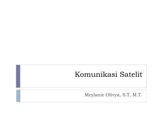 komunikasi satelit