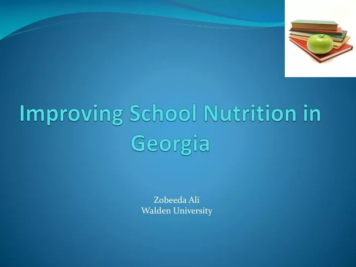 improving school nutrition in georgia