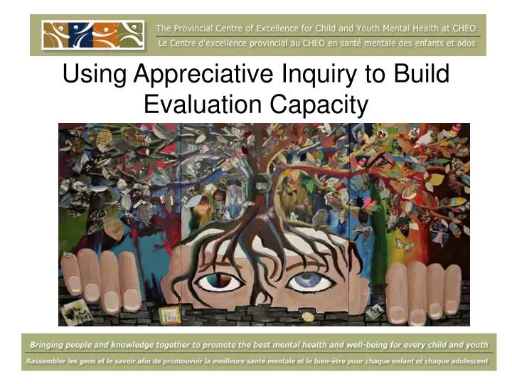 using appreciative inquiry to build evaluation capacity