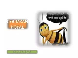 kebijakan fiskal