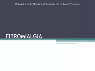 fibromialgia
