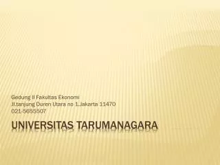 gedung ii fakultas ekonomi jl tanjung duren utara no 1 jakarta 11470 021 5655507