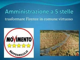 amministrazione a 5 stelle