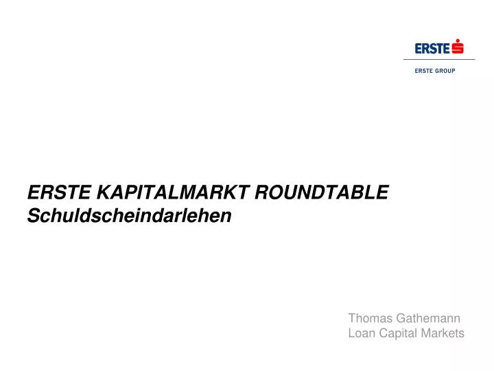 erste kapitalmarkt roundtable schuldscheindarlehen