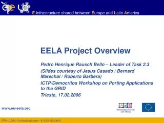 EELA Project Overview