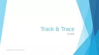 Track &amp; Trace