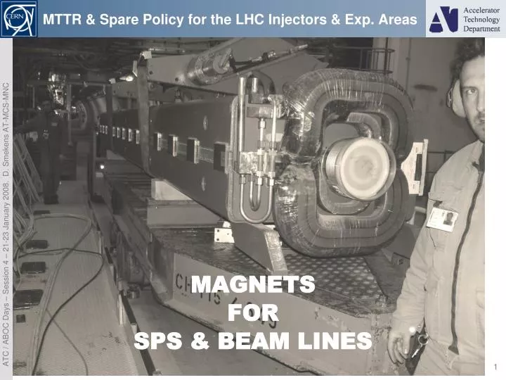 mttr spare policy for the lhc injectors exp areas