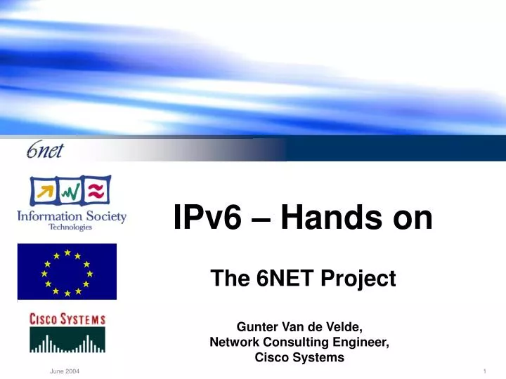 ipv6 hands on the 6net project