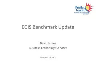 EGIS Benchmark Update