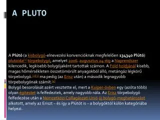 a pluto